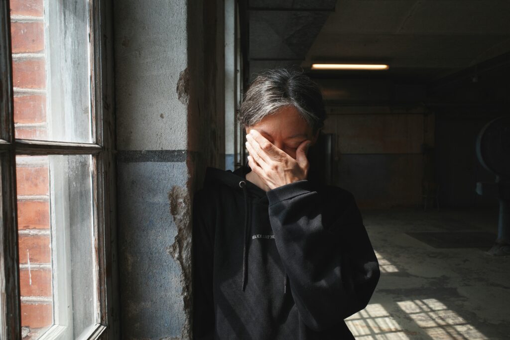 Perimenopause and Mental Health: Why Anxiety and Depression Spike in Your 40s and 50s Woman in a troubled state